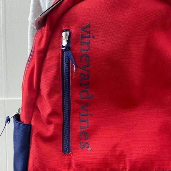 Vineyard Vines Red & Navy Backpack main image 7